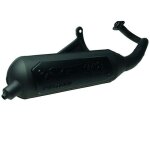 Pot d�chappement scooter malossi wild lion piaggio 50 zip 2t 2000 + zip sp 2t 2000 + - noir - tu