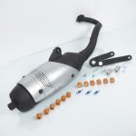 Pot d chappement leovince pour scooter piaggio 50 typhoon 2012  2020 5565 touring / 2t air cooled