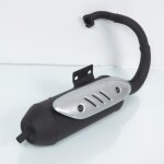Pot d chappement noir sito plus pour scooter peugeot 50 buxy 1994  1996 0561