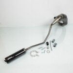 Pot d�chappement voca cross rookie pour moto rieju 50 mrt passage haut noir