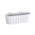 Pot de fleurs - prosperplast - boardee hook - 49l - blanc - plastique Pot de fleurs - prosperplast - boardee hook - 49l - blanc - plastique