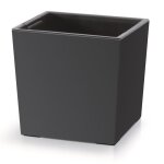Pot de fleurs avec bac intrieur prosperplast 2in1 cache - pot plastique carr 24 cm x 24 cm x 235 cm ...