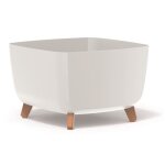 Pot de fleurs avec pieds amovibles incl. insert prosperplast gracia square carré en plastique résistant ... Pot de fleurs avec pieds amovibles incl. insert prosperplast gracia square carré en plastique résistant ...