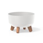 Pot de fleurs - prosperplast - gracia dgrl240l - s449 - plastique - blanc - 38l