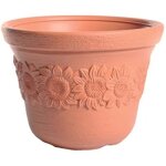 Pot de fleurs - prosperplast - sunny - terre cuite - 57 cm - 8l Pot de fleurs - prosperplast - sunny - terre cuite - 57 cm - 8l