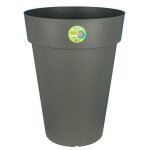 Pot de fleurs - riviera - soleilla rond - � 39 x h 52 cm - gris paillet�