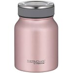 Pot  repas isotherme - thermos - 0. 5l - acier inoxydable - rose - anti - fuite