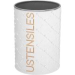 5five - pot � ustensiles fer scandinave nature blanc