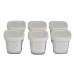 Pots a yaourt pour yaourtiere couvercle blanc seb xf1001e1 Pots a yaourt pour yaourtiere couvercle blanc seb xf1001e1