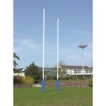 Poteaux de rugby aluminium 8m sporti france - blanc - 8 m