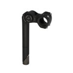 Potence r�glable plongeur - uno - d25. 4 l75 - aluminium noir - ouvrable 0 � 60� - cintr� 31. 8