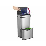 Poubelle automatique 72 l avec 4 compartiments