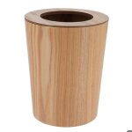 Poubelle en bois fa�on ch�ne 9 l ? naturel (tendance)