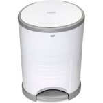 Poubelle  couches 16l korbell classic blanche ? pdale mains libres double sas anti - odeurs