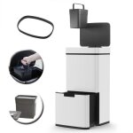 Poubelle de cuisine automatique 75l narvik ? double compartiment tri s�lectif + poubelle de table 3l ...