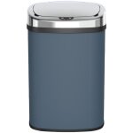 Poubelle de cuisine automatique - majestic - kitchen move - 58 l - inox gris mat avec cerclage