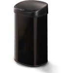 Poubelle de cuisine automatique - majestic - kitchen move - 58 l - inox noir mat avec cerclage