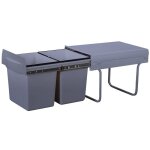 Poubelle encastr�e coulissante hype 36l