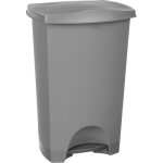 Poubelle � p�dale plastique 42l gris - 5 five simply smart