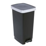 Poubelle  pdale sundis ring bin 40l mtal