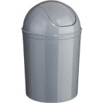 Poubelle de salle de bain essential 7l gris