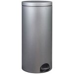Poubelle sania 30l gris m�tal