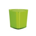 Poubelle de table � bascule acrylique trix vert spirella