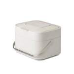 Poubelle de table - joseph joseph - 235 cm - gris - filtre anti - odeur - poign�e en inox