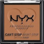Nyx professional makeup poudre matifiante cant stop wont stop - fini mat - teinte mocha - vegan