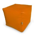Pouf - natalia spzoo - cube - orange - ultra léger - pour enfants Pouf - natalia spzoo - cube - orange - ultra léger - pour enfants