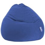 Pouf easy xxl bleu fonce