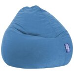 Pouf easy xxl bleu ciel