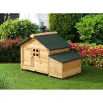 Poulailler en bois avec pondoir - 2 poules - l. 106 x p. 64 x h. 71 cm - naturel - anser Poulailler en bois avec pondoir - 2 poules - l. 106 x p. 64 x h. 71 cm - naturel - anser