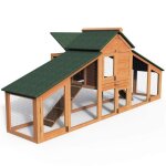 Poulailler - non spcifi - 210x85x85cm - bois - extrieur - pour 4 poules