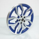 Poulie plateau de transmission alu bleu pour mobylette peugeot 103 mvl mob - mfpn : plateau alu bleu ...