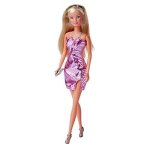 Poupe de dressing steffi love silver glossy dans une robe  paillette - simba - 29 cm - barbie - enfant ...