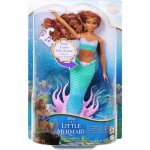 Coffret ariel la petite sirene qui chante - poupee mannequin 30 cm - set poupe princesse et 1 carte ...
