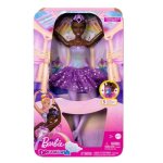Poup�e mannequin - mattel - dreamtopia ballerine - cheveux noirs - lumi�re scintillante - 3 ans et plus ...