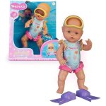Poup�e nenuco - corps dur - nage seul - palmes et lunettes de plong�e