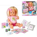 Poupe nenuco soigne & gurit - gptoys - taille 35cm - accessoires de soin complets