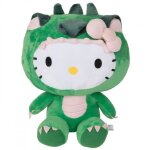 Poupe en peluche hello kitty de 13 po en vtements de dinosaure