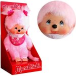 Poupée - société sekiguchi - kiki monchhichi fille sakura rose 20cm - peluche douce - tétine incluse Poupée - société sekiguchi - kiki monchhichi fille sakura rose 20cm - peluche douce - tétine incluse