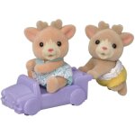 Poupée - sylvanian families - les jumeaux renne - blanc - mixte - 5693 Poupée - sylvanian families - les jumeaux renne - blanc - mixte - 5693
