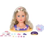 Poupee tete a coiffer et maquiller 27cm avec accessoires cheveux et maquillage - baby born sister - jouet ...