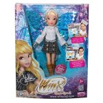 Poupe - winx - stella - ailes holographiques - convient aux enfants - jaune