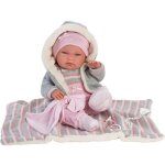 Poupon nouveau - né nica 40 cm avec couverture et sucettecorps en vinyle sexuée fille made in spain m. ... Poupon nouveau - né nica 40 cm avec couverture et sucettecorps en vinyle sexuée fille made in spain m. ...