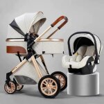 Poussette 3 en 1 bb combine sige - auto nacelle haute rversible rglable trio yoyo canne roues increvable ...