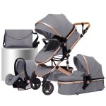 Bazarland30. poussette 3 en 1 bb combine sige - auto nacelle trio rversible rglable haute qualit ...