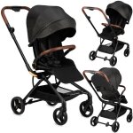 Momi adelle - poussette citadine l�g�re 75 kg - si�ge rotatif 360� - d�s 6 mois jusqu?� 22 kg - noir ...