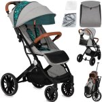 Momi estelle dakar ? poussette b�b� ultra compacte ? grandes roues ? pliage facile ? accessoires inclus ...